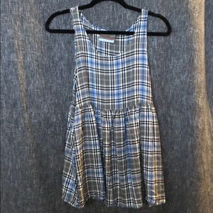 Urban Renewal Plaid Remnants Babydoll Dress